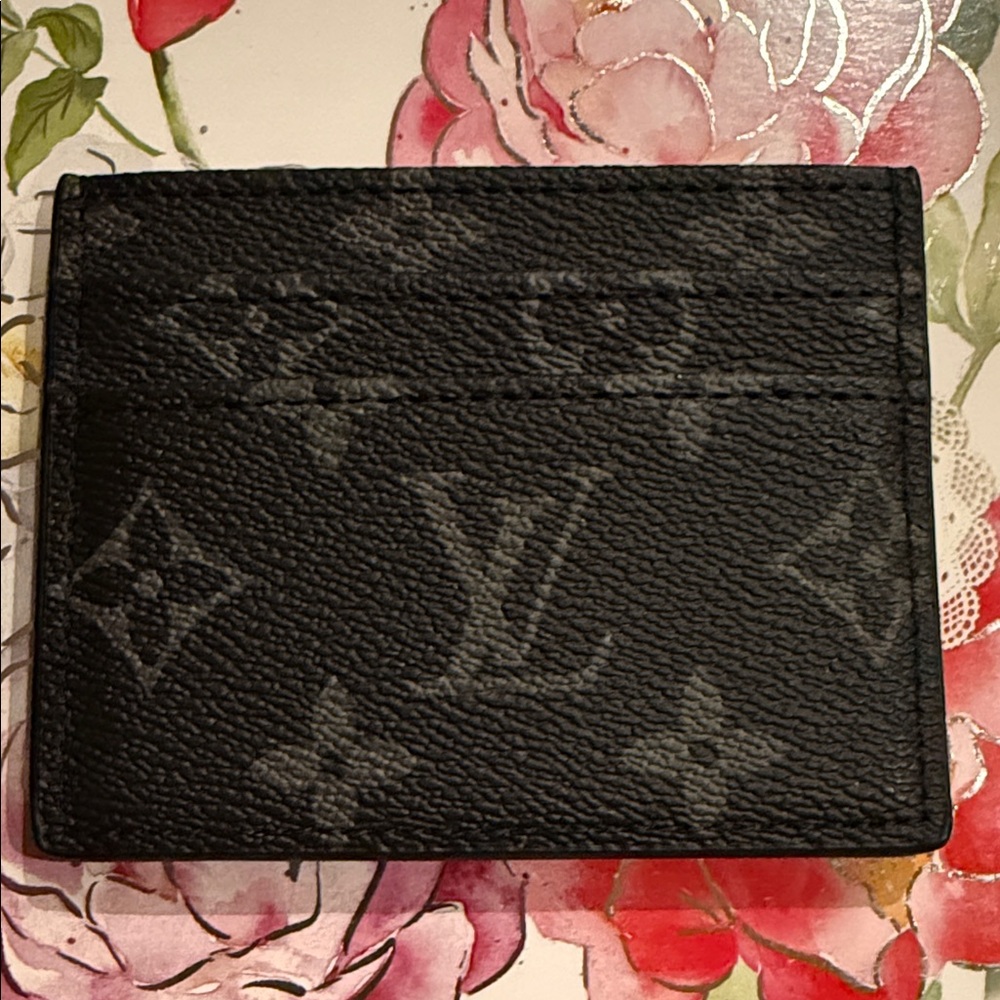 Black classic Card Holder/Money Holder - Picture 2 of 5